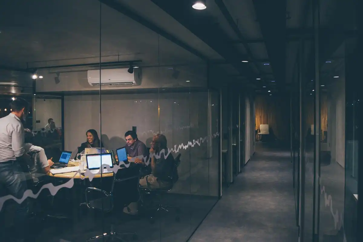 photo of some people in the office during a meeting