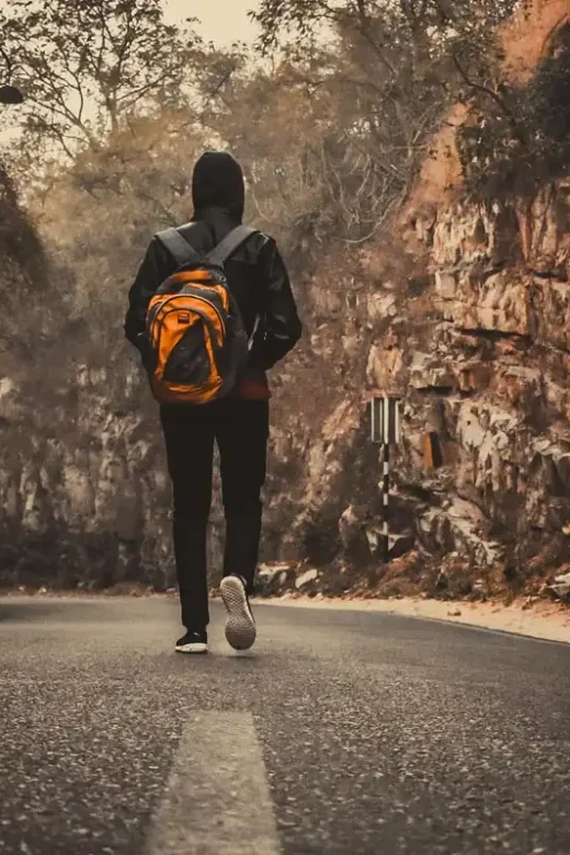 a man following the road to recovery by avoiding relapse triggers