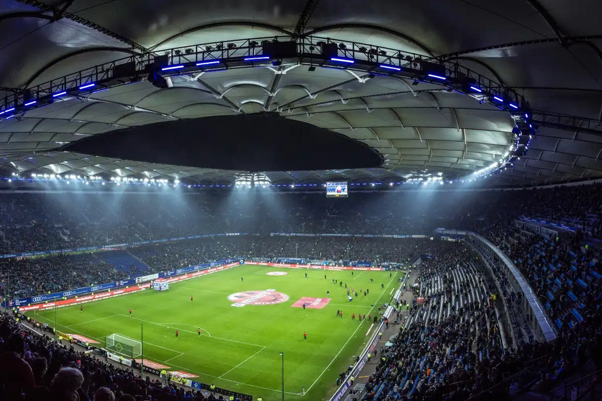 photo of a soccer stadium