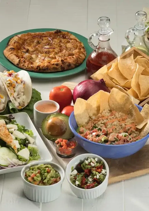 photo of different foods, salty foods