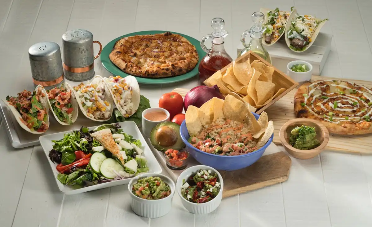 photo of different foods, salty foods