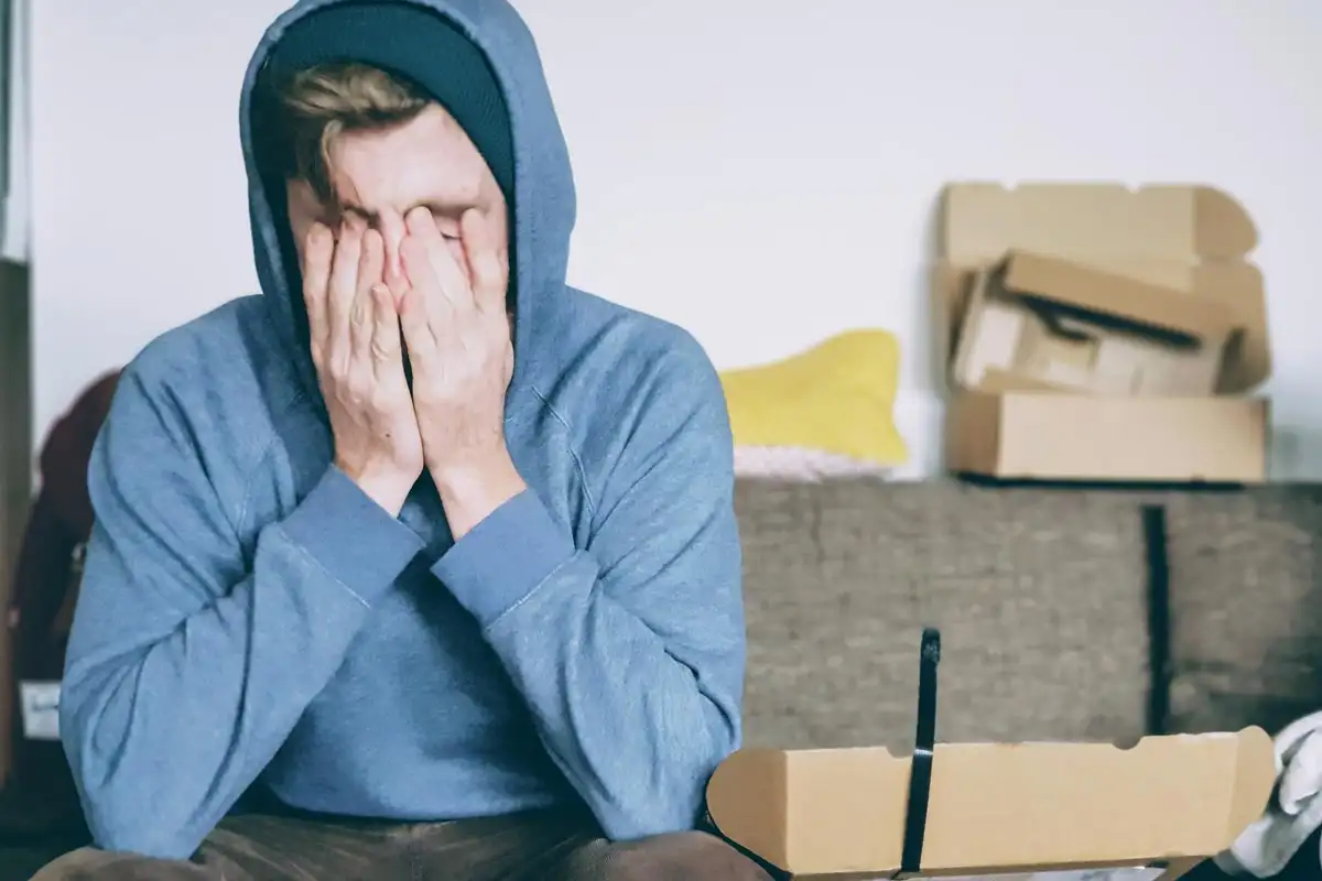 photo of young angry and upset man