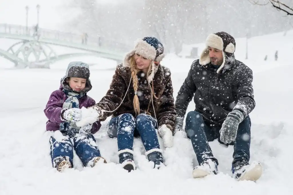 Holiday family happy drug free