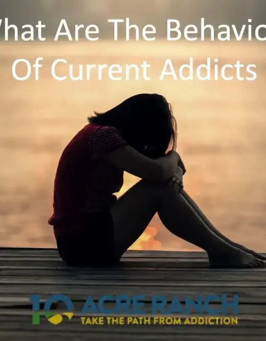 What are the behaviors of current addicts blog title image