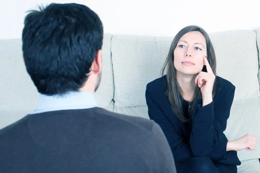 a couple discussing important things wife setting boundaries