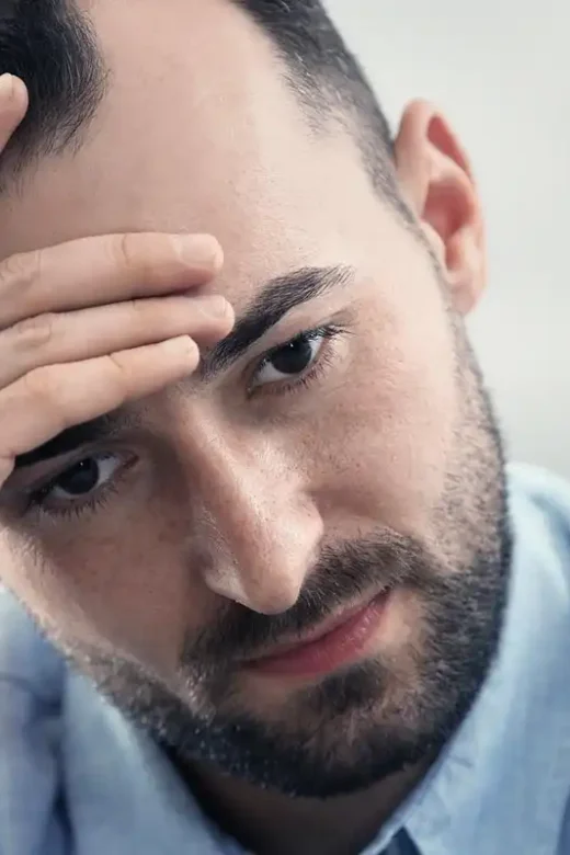 man thinking about alcohol detox