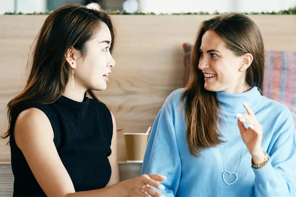 employee getting help for her addiction treatment