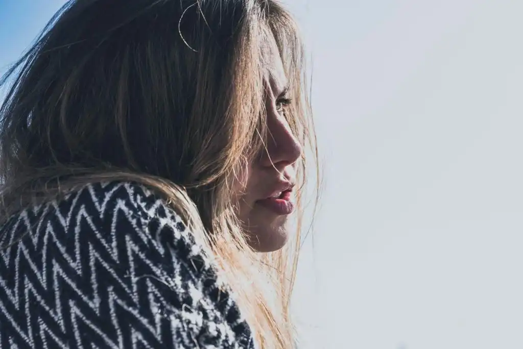 a woman showing a trait of an addictive personality in Riverside California