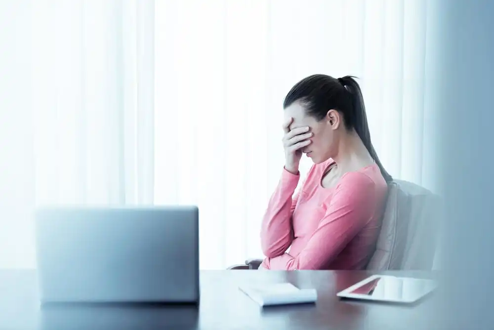 woman feeling stress addiction treatment center in Riverside CA