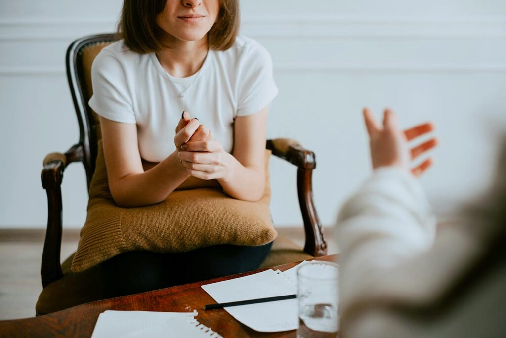 a female client struggling with cocaine addiction getting help at rehab center in riverside CA