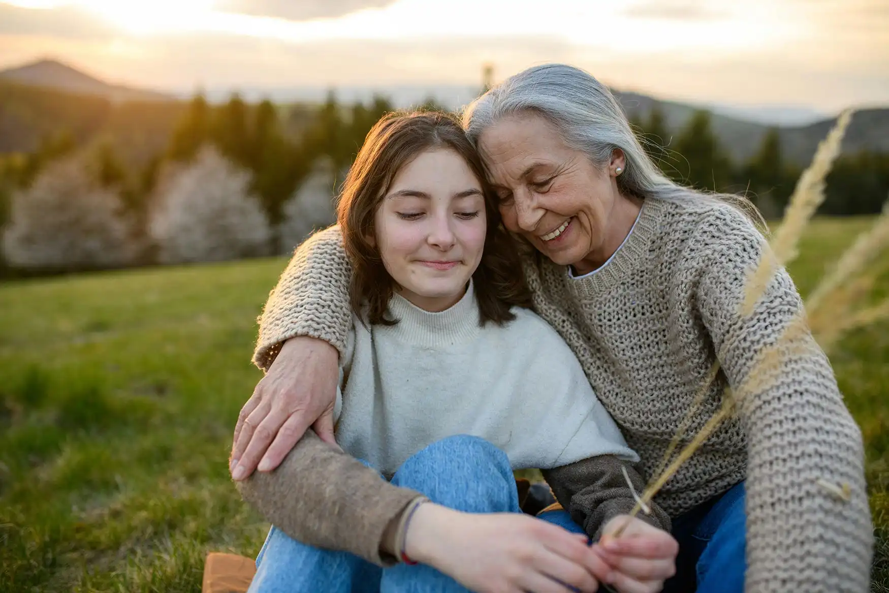 young female and her mother at a drug and alcohol rehab center in riverside california