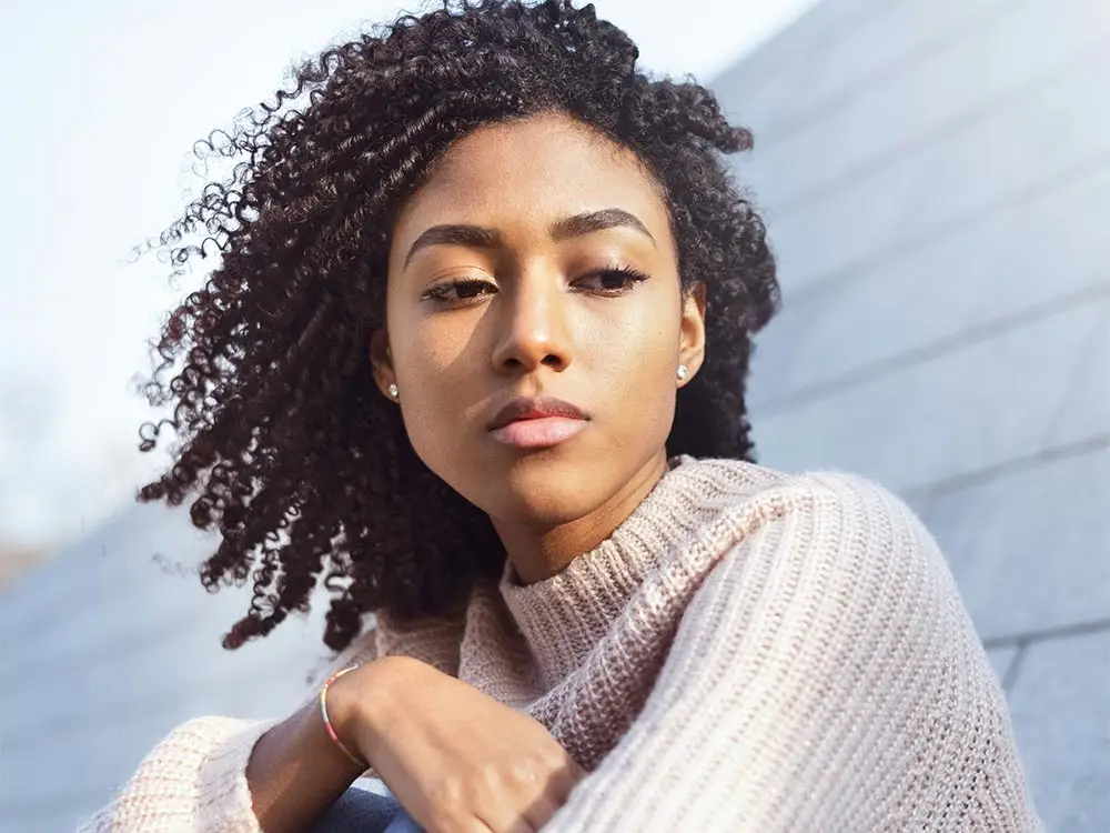 thoughtful young lady