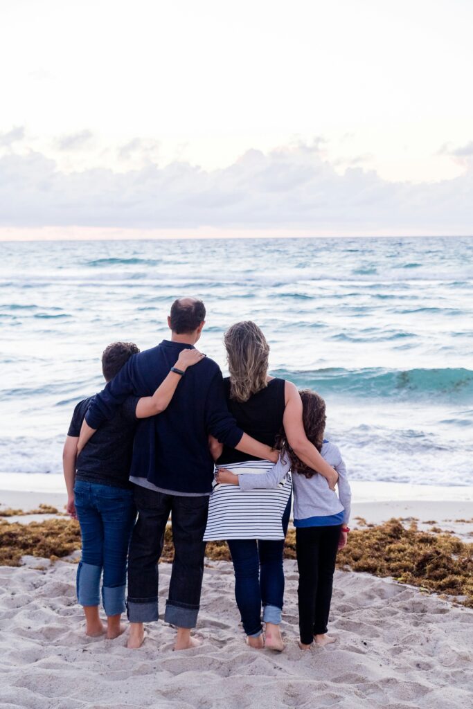 happy family after group therapy