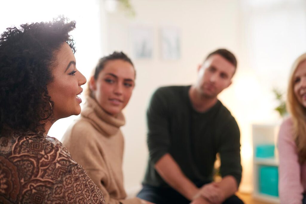 a support group compose of men and women