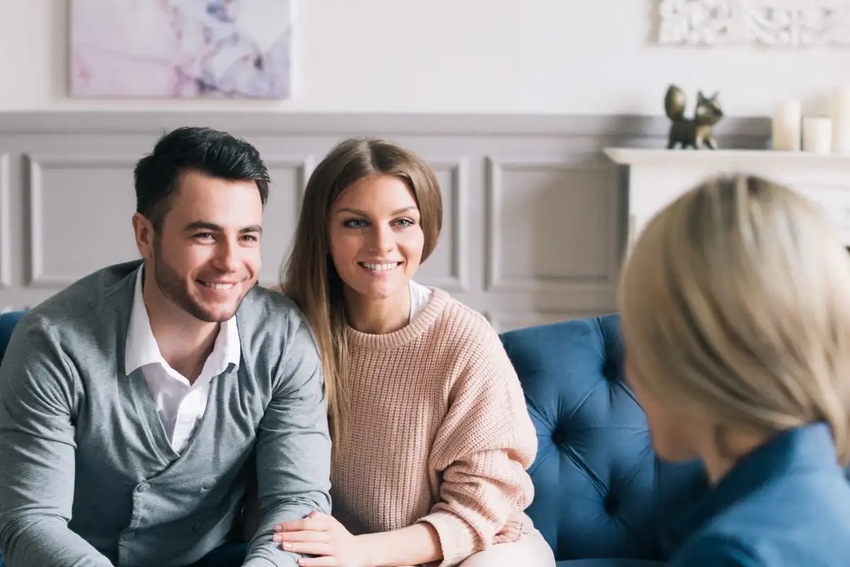 husband and wife during family counseling at drug and alcohol rehab in riverside california