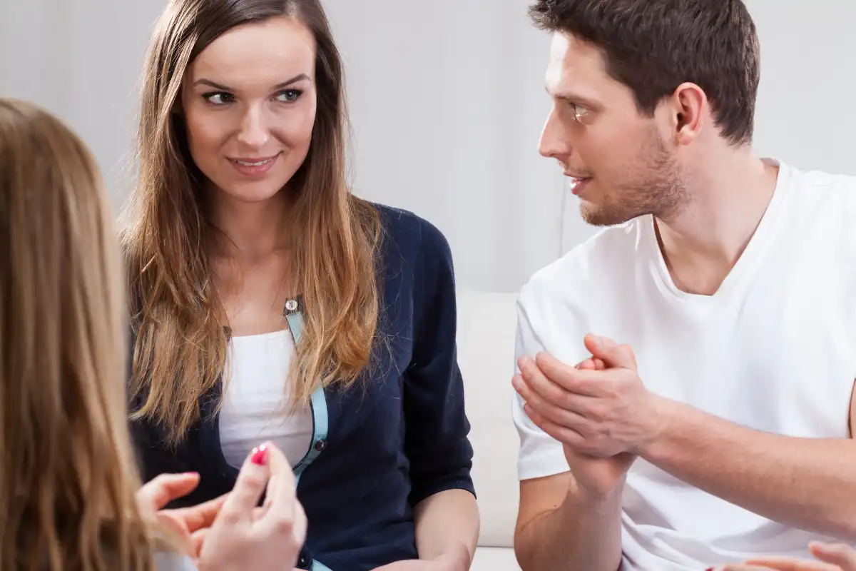 Group of people during psychotherapy