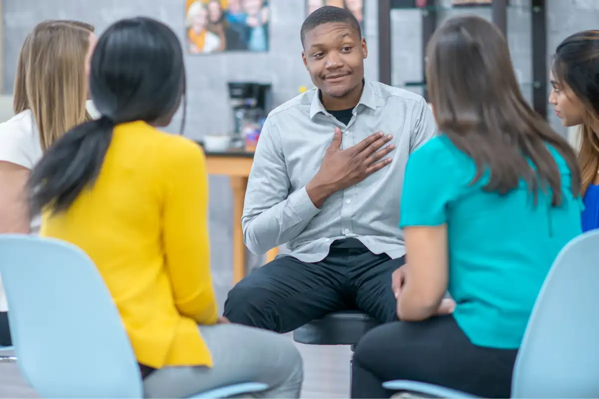 Mental health group therapy