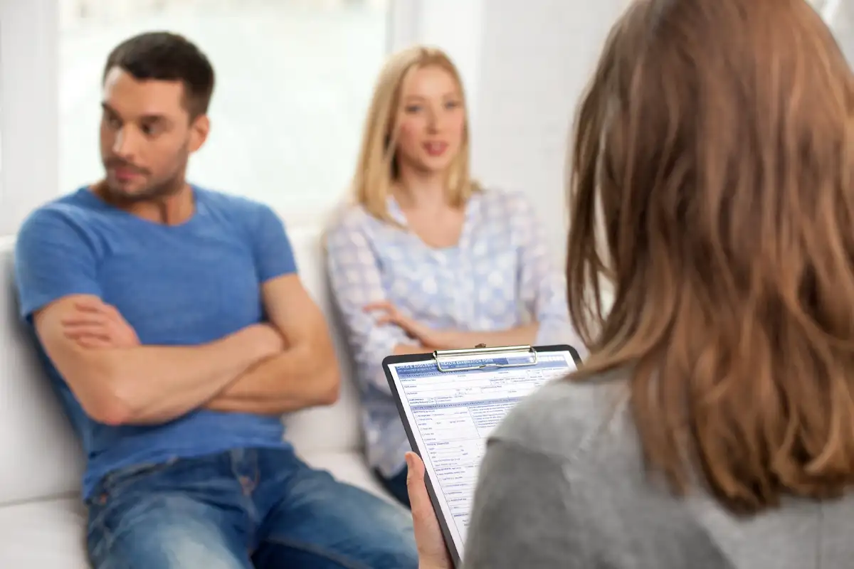 Couple at Therapy