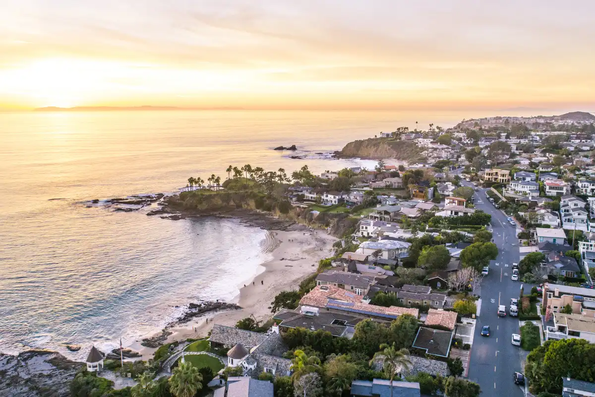 Laguna Beach in Orange County, Southern California