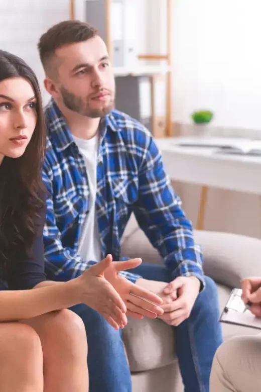 couple during their treatment in couples rehab