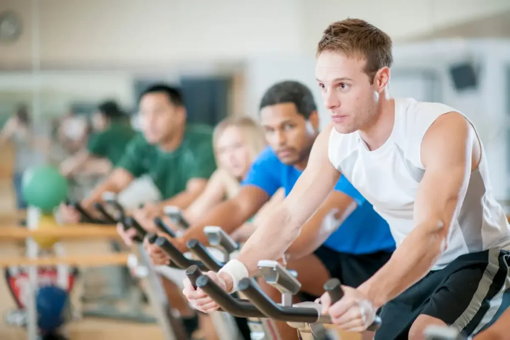 Bicycle exercising Exercise Class (1)