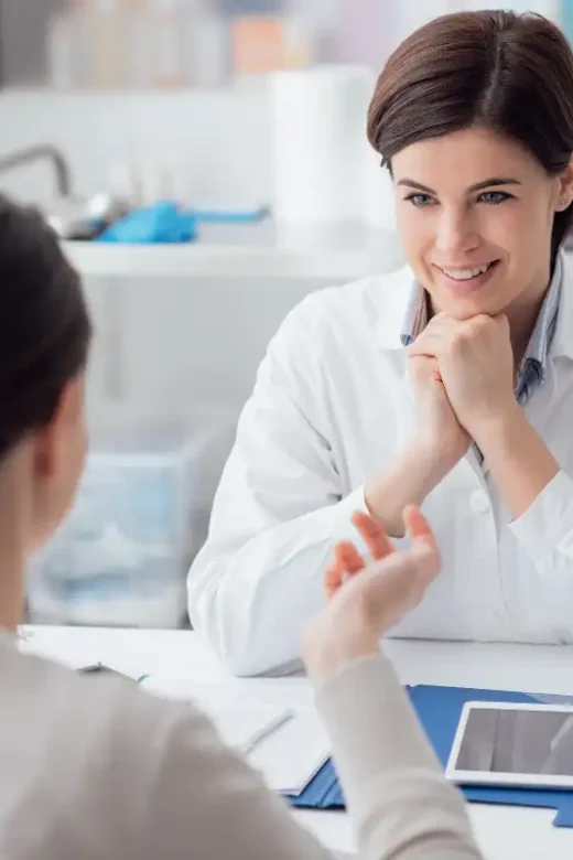 Doctor working in the office discussing about drug detoxification (1)