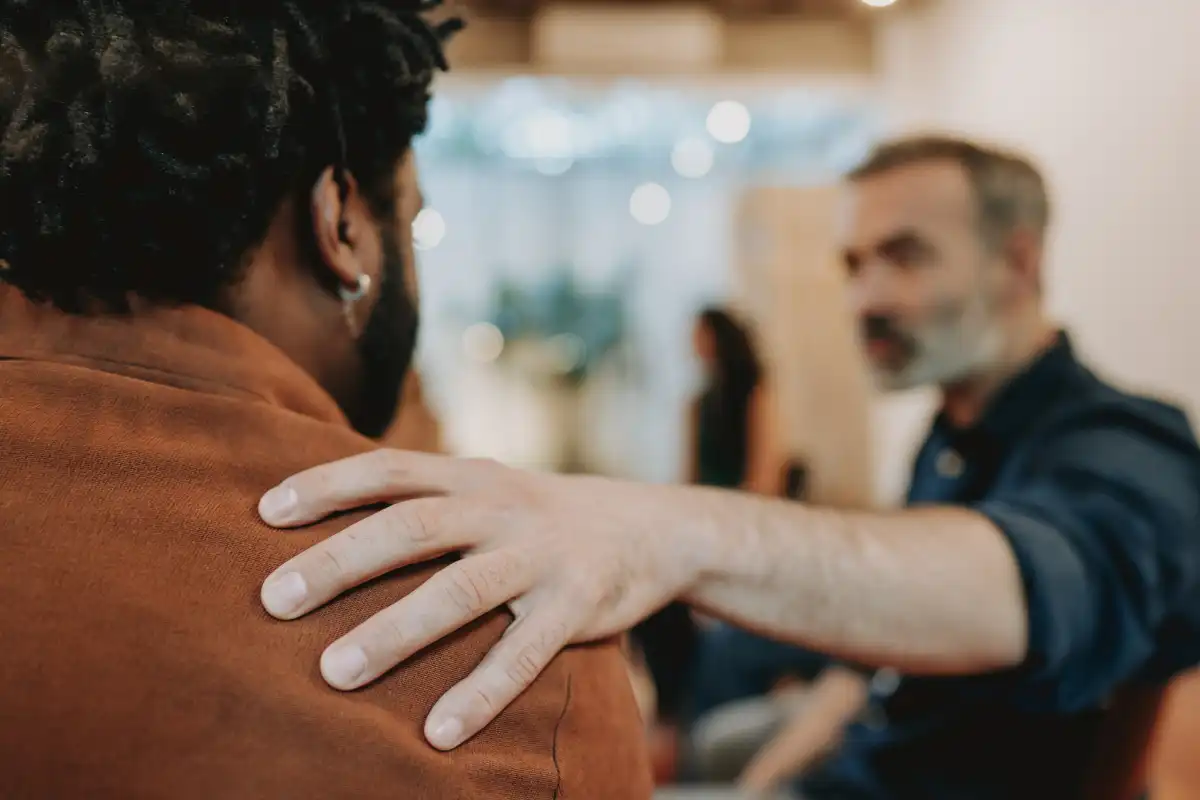 Emotional support in a group therapy