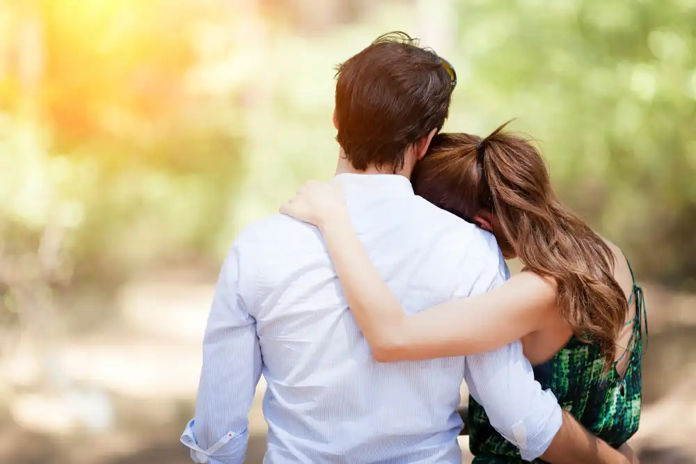 Couple Embracing