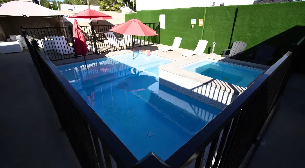Sober Haven Recovery Pool Area