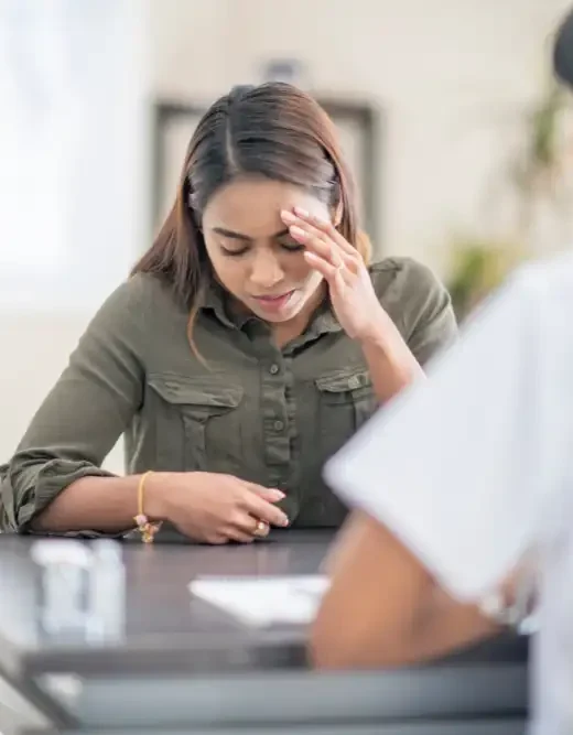 Young Female Discussing Her Mental Health