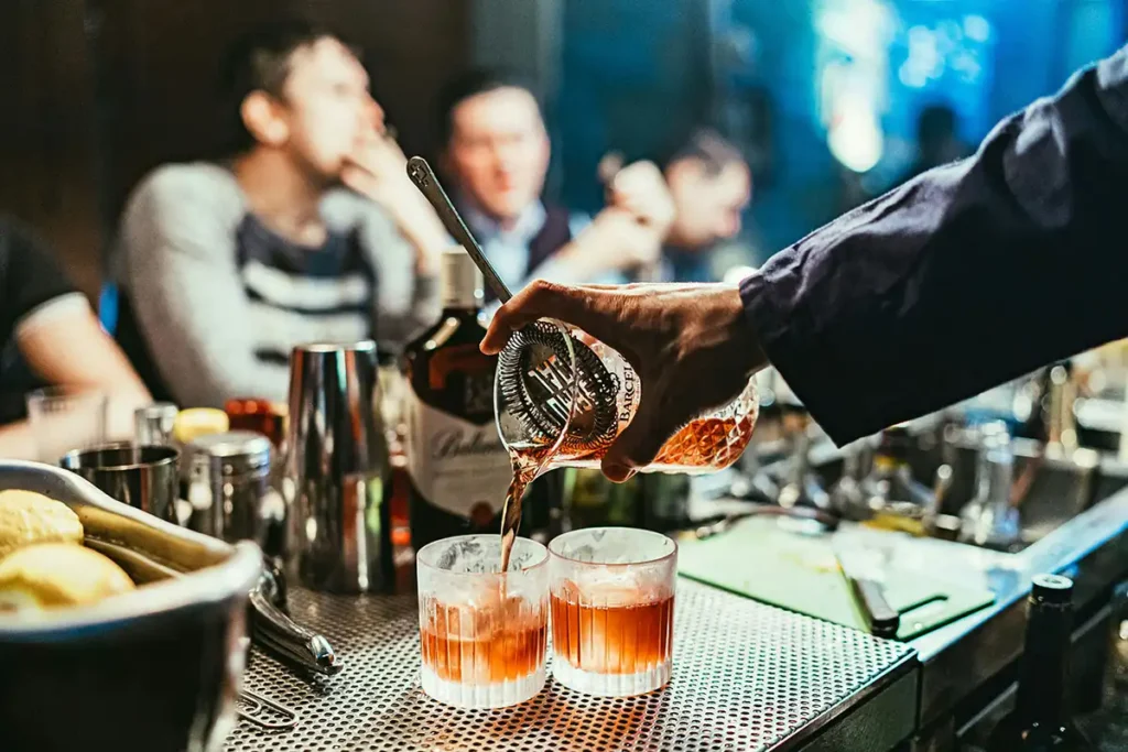 men drinking alcohol
